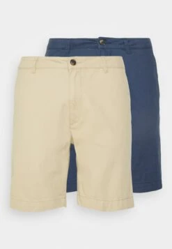 Pier One 2 Pack - Shorts -Dark Blue/Tan -Pier One Algemene Winkel Voor Herenmode f9a892a3b0b34fe9815664d9ef698d9f