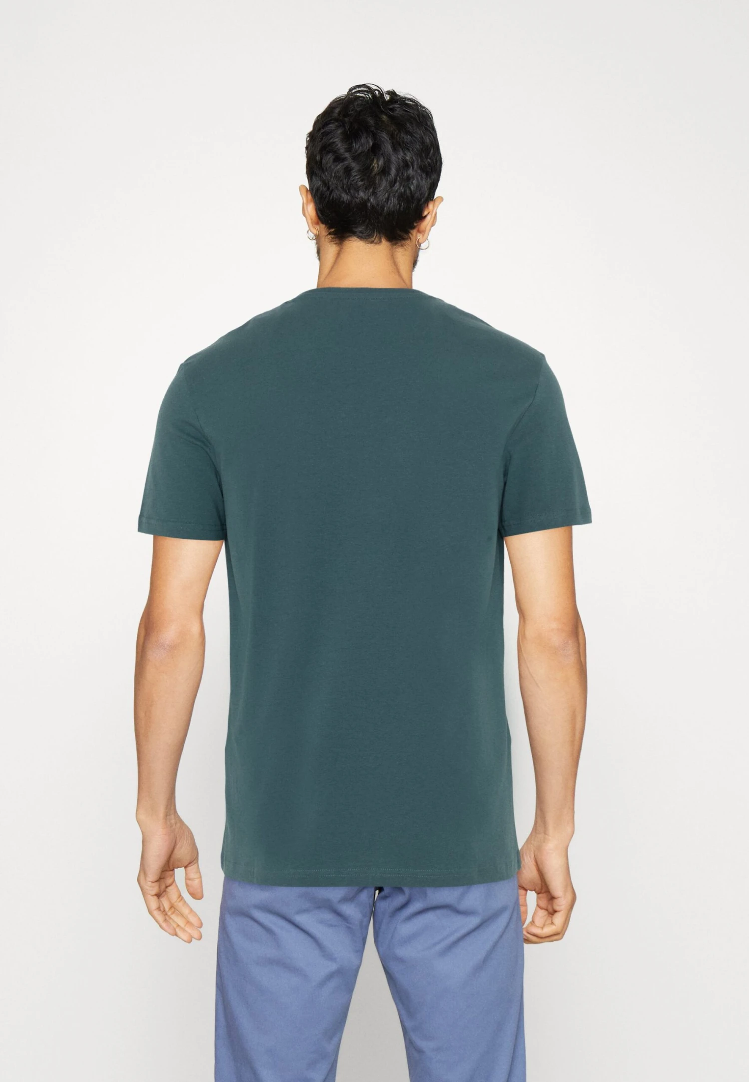 Pier One 5 Pack - T-Shirt Basic - White/Off-White/Lilac 3 Pier One 5 Pack - T-Shirt Basic - White/Off-White/Lilac - Image 3