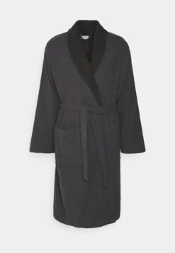 Pier One Shawl Towel Bathrobe - Badjas - Dark Grey -Pier One Algemene Winkel Voor Herenmode fc899b7e716e4af0a060b8230c31bf9e